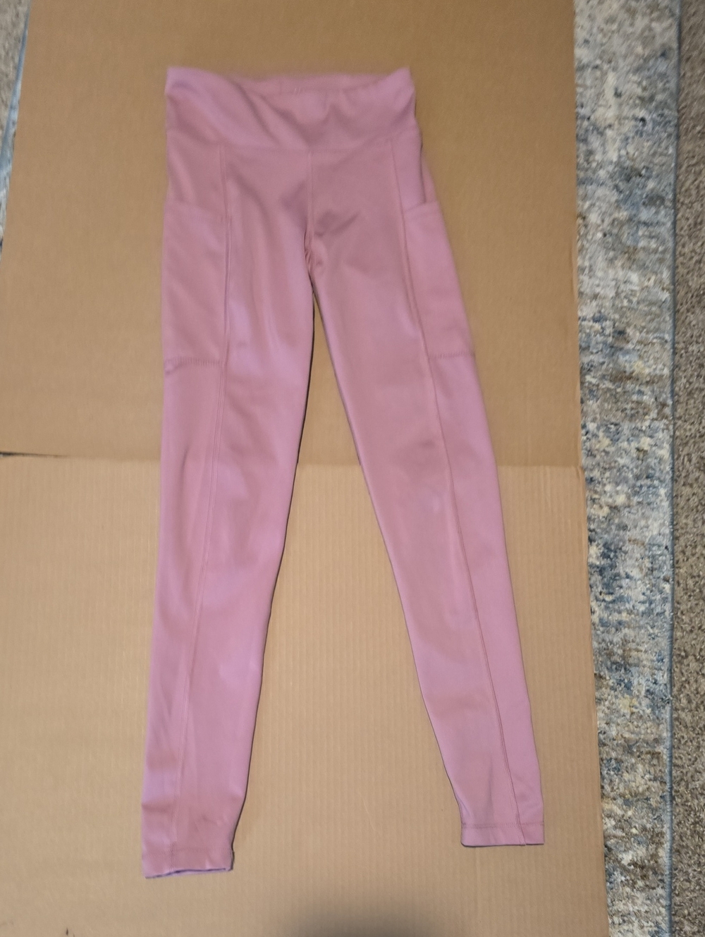 Aeropostale Mauve High-Waist Leggings with Side Pockets #90